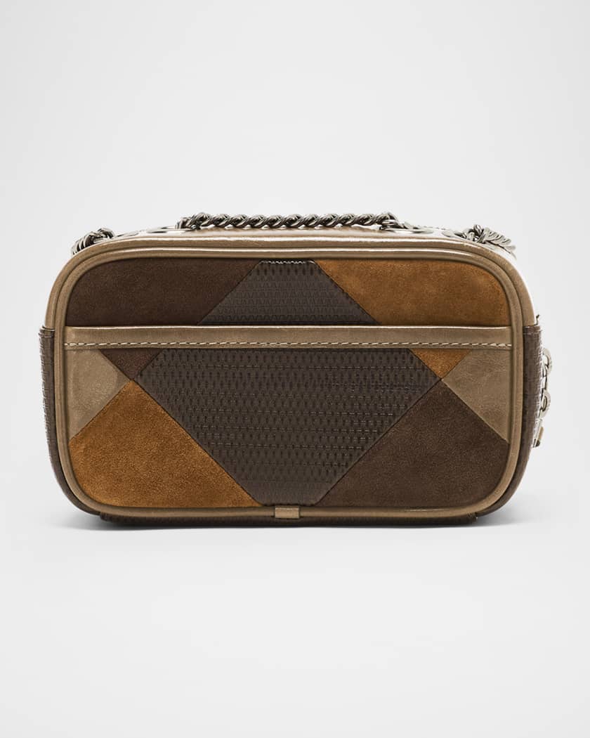 The Snapshot Patchwork Leather Crossbody Bag