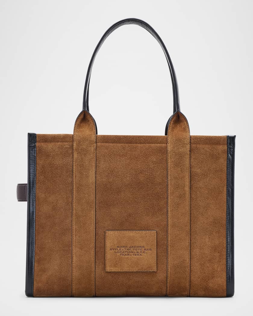 The Large Leather & Suede Tote Bag