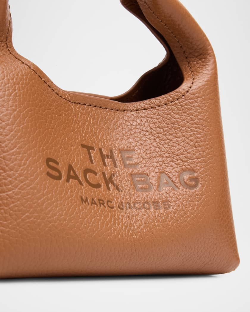 The Micro Grain Leather Crossbody Sack