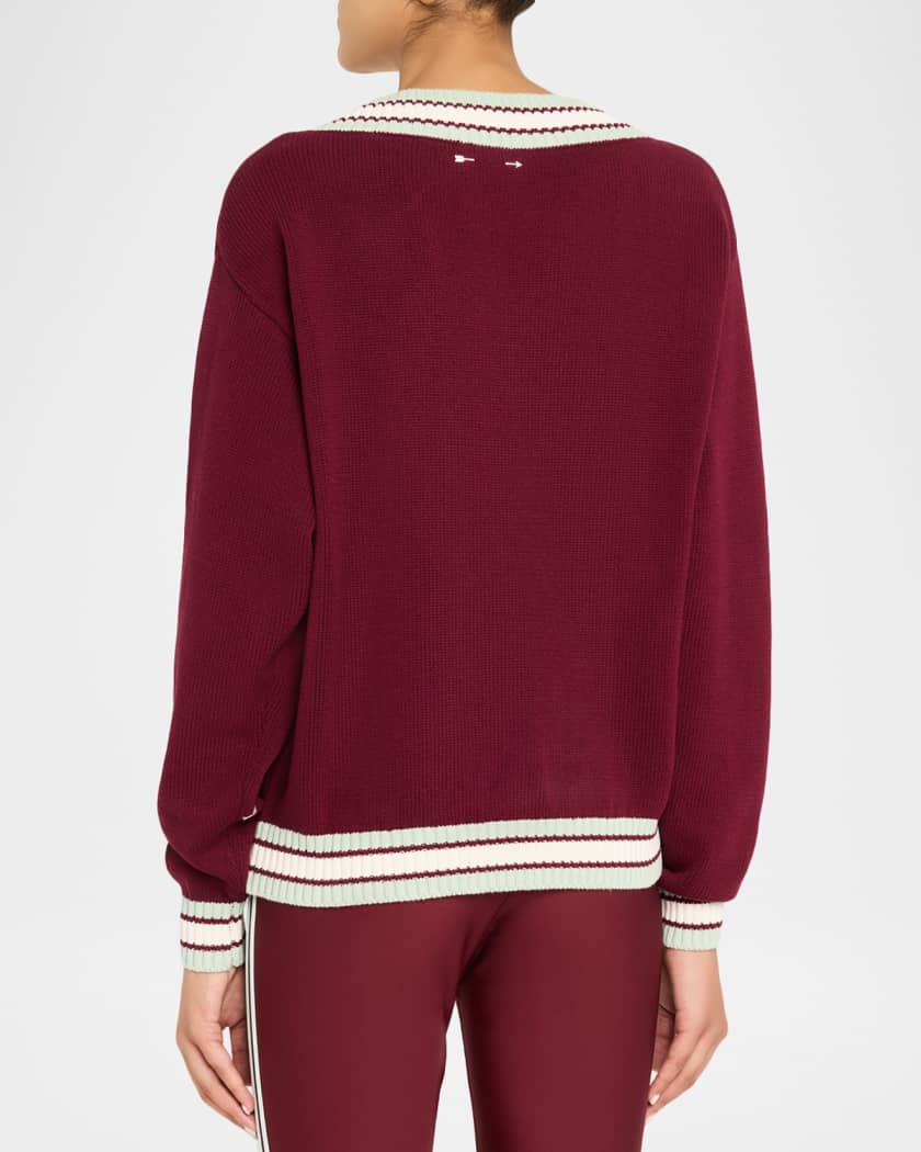 Josette V-Neck Knit Sweater