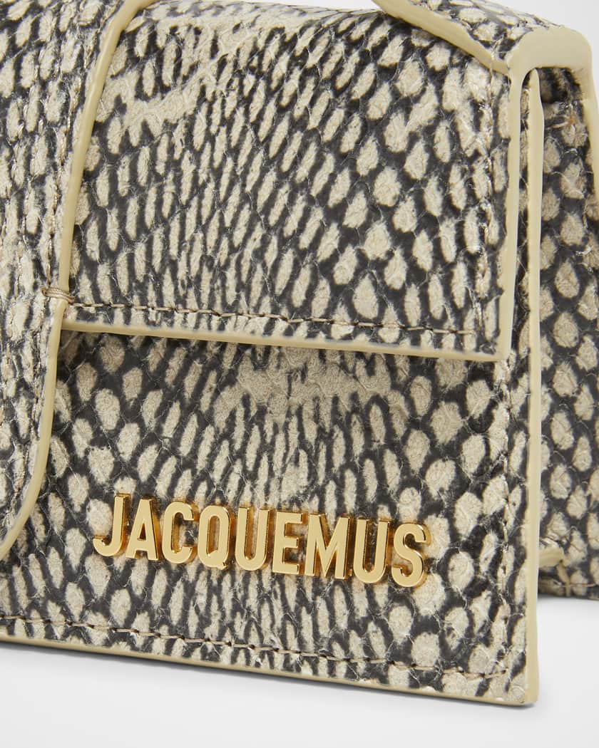 Le Bambino Snakeskin Leather Crossbody Bag