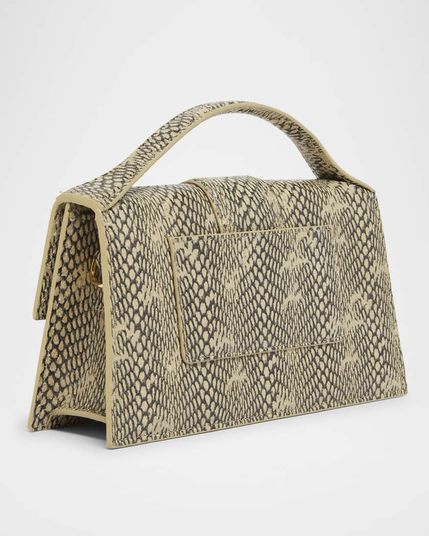 Le Grand Bambino Snakeskin Leather Crossbody Bag