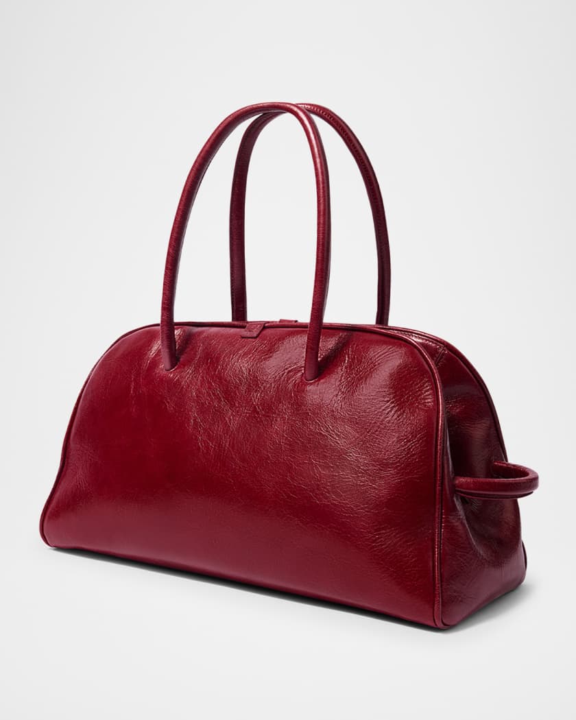 Le Turismo Leather Top Handle Bowling Bag