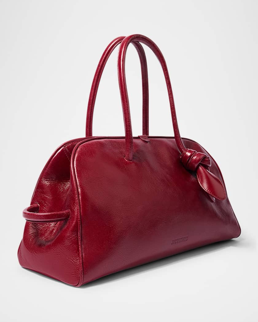 Le Turismo Leather Top Handle Bowling Bag