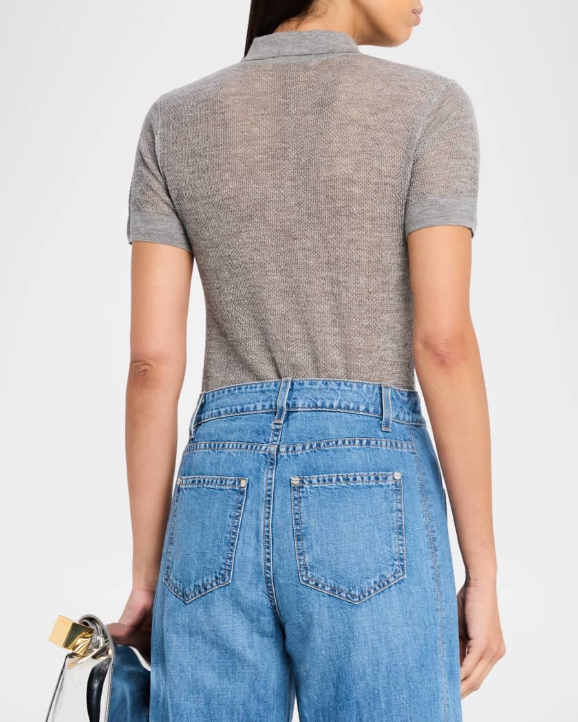 Gauze Cashmere Polo 