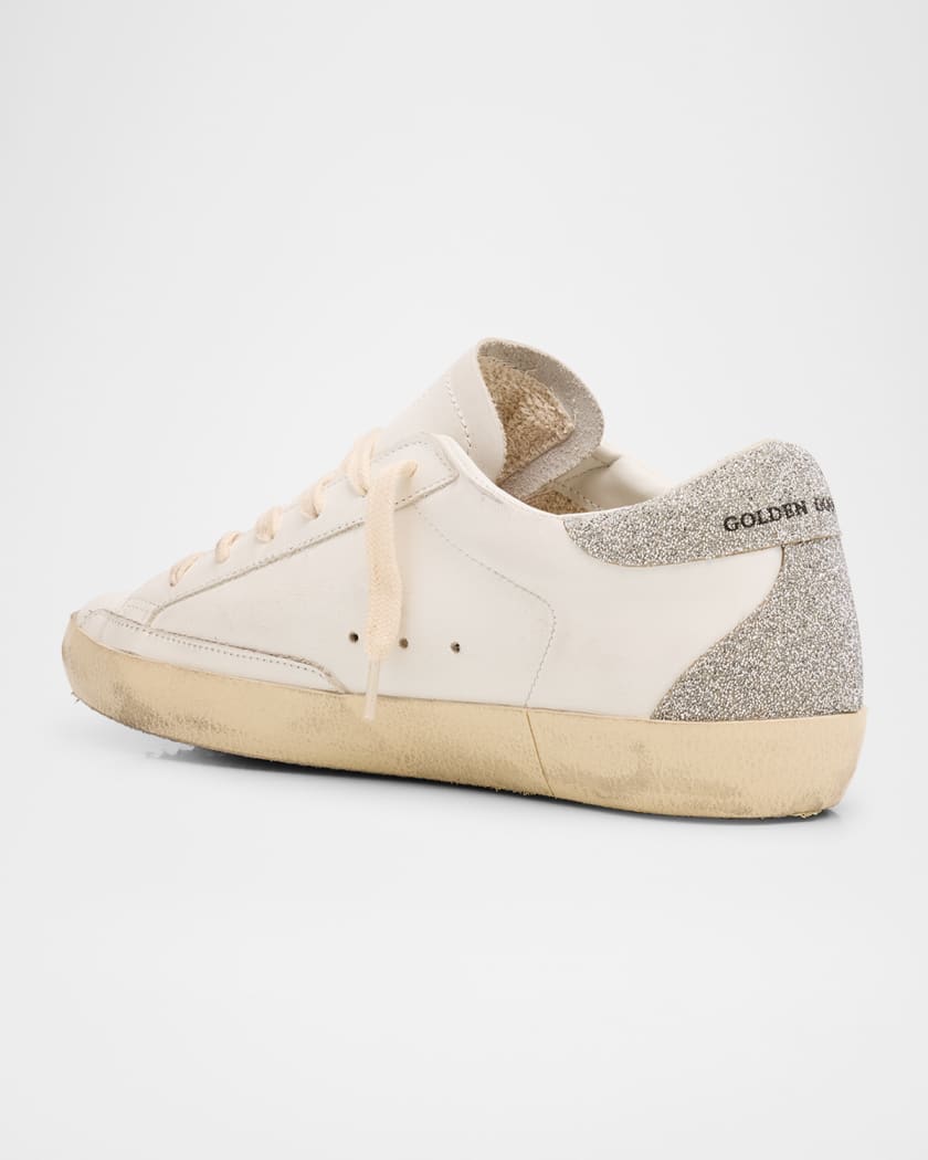 Super-Star Crystal Leather Low-Top Sneakers