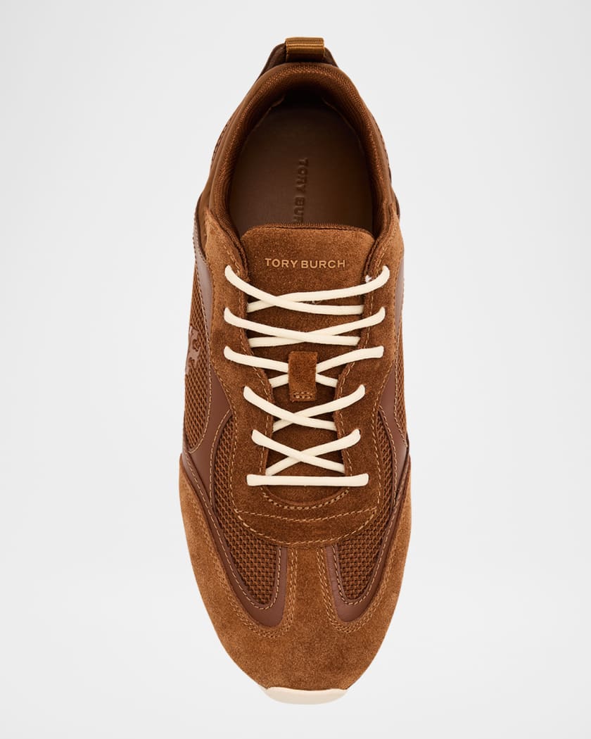 Field Leather and Suede Low-Top Sneakers | Neiman Marcus