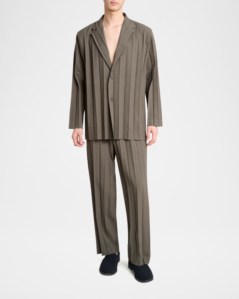 HOMME PLISSE ISSEY MIYAKE サルエルパンツ Homme Plisse Issey Miyake Men's Pleated Straight Pants