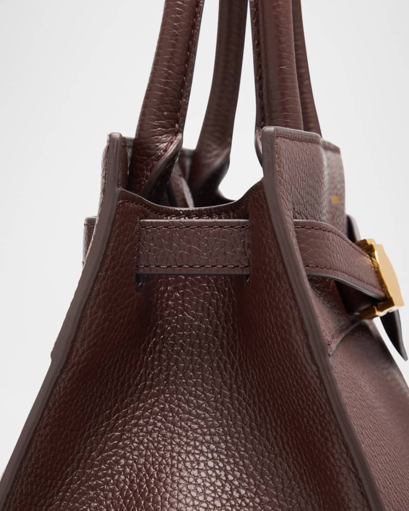 Dash Belted Grain Leather Crossbody Bag