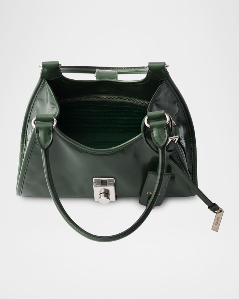 Small Leather Top Handle Bag