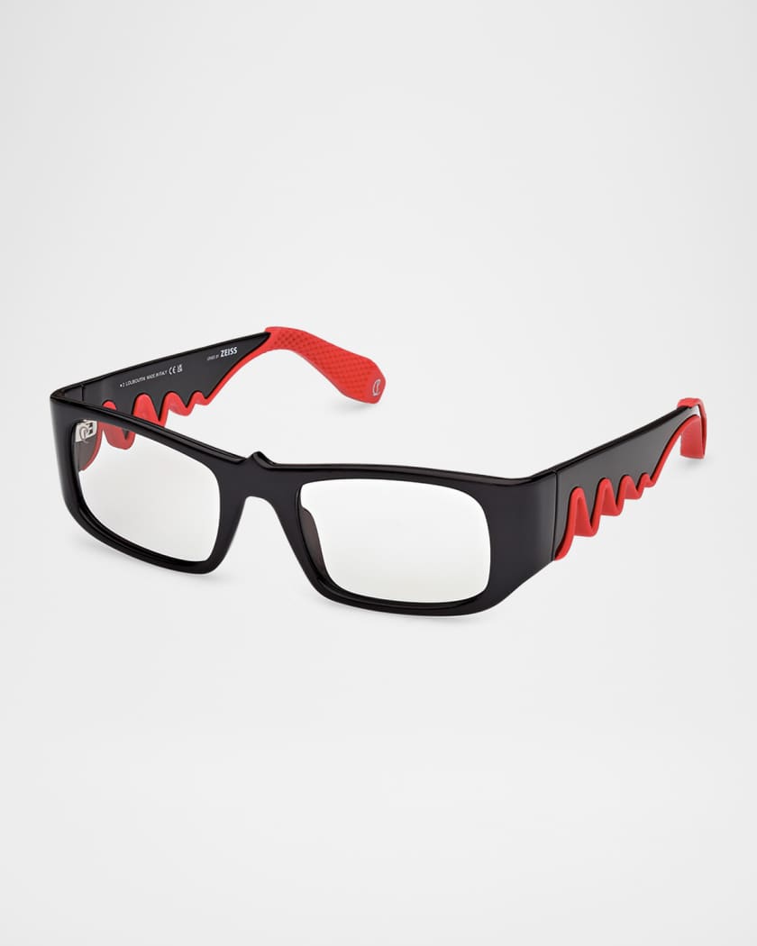 Men's LB0017M Acetate Rectangle Optical Glasses