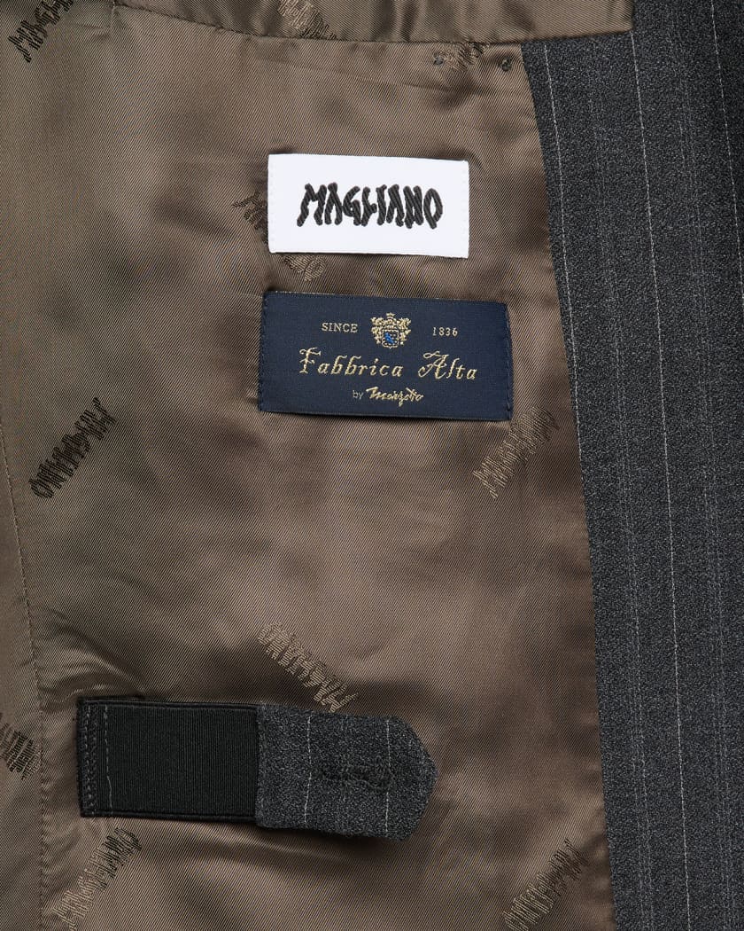 Magliano Men's Pinstripe Wool-Blend Two-Button Jacket | Neiman Marcus