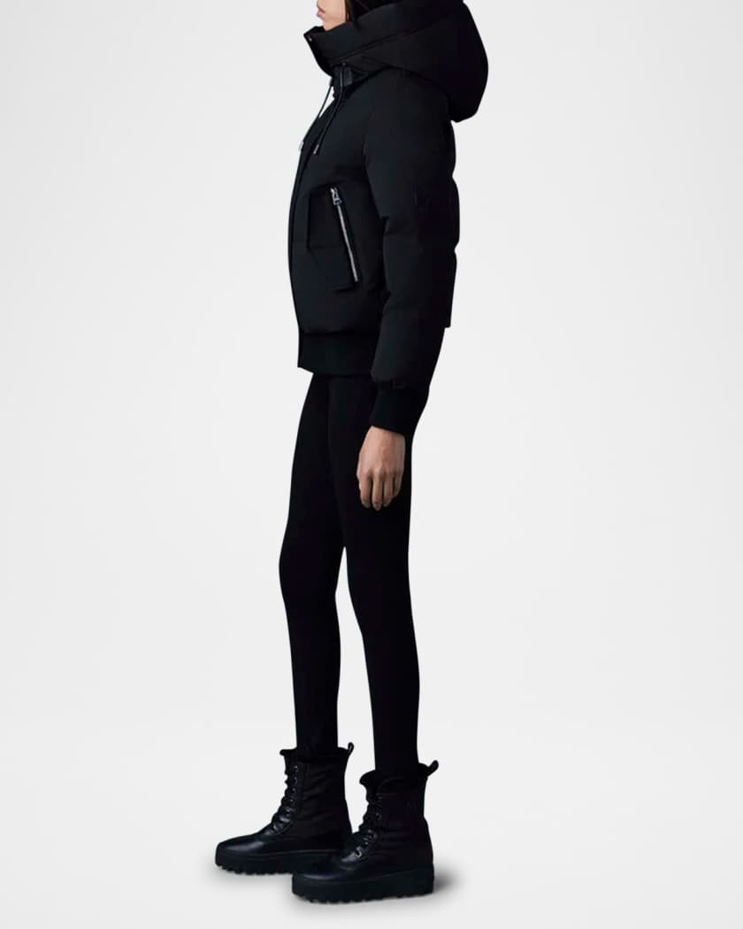 Mackage Nefi-NFZ Down Bomber Jacket with Detachable Hooded