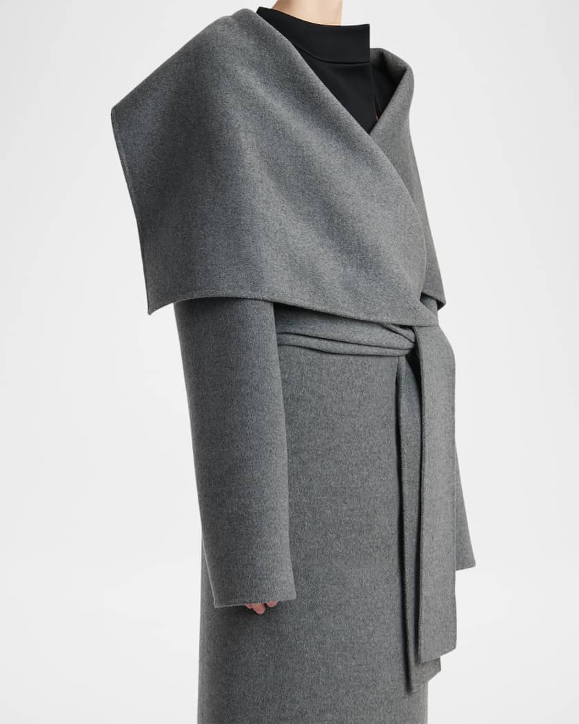 Levitt Cashmere Wrap Coat