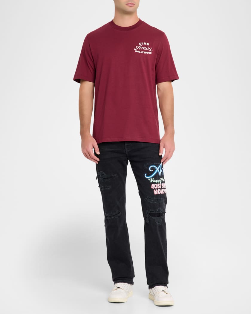 Amiri Men's Club Amiri Hollywood Cotton T-Shirt | Neiman Marcus