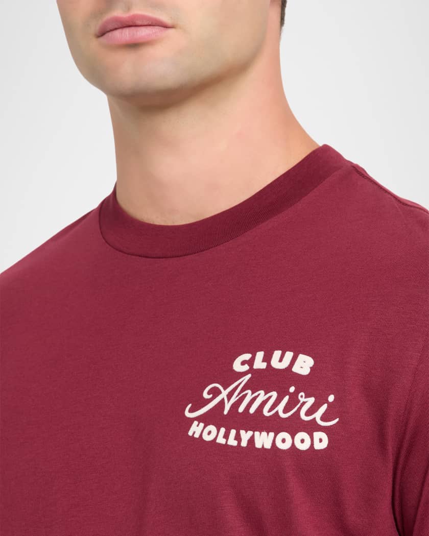 Amiri Men's Club Amiri Hollywood Cotton T-Shirt | Neiman Marcus