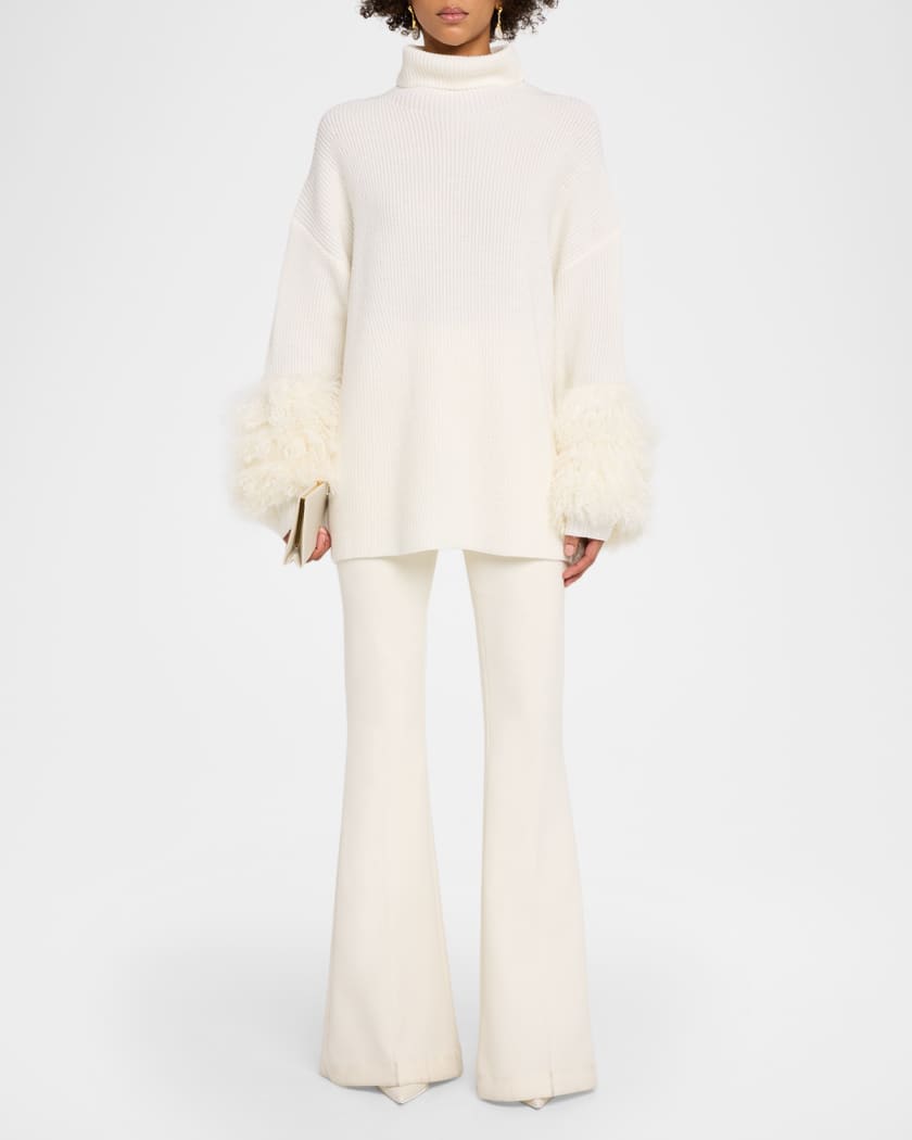 Re-purpose Yak knit （white beige） RE-PURPOSE Yak Knit White