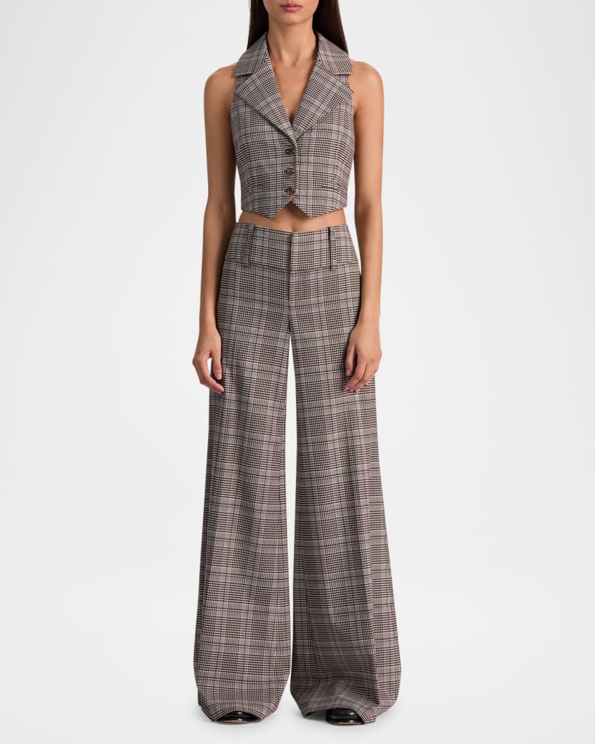 Donna Plaid Vest