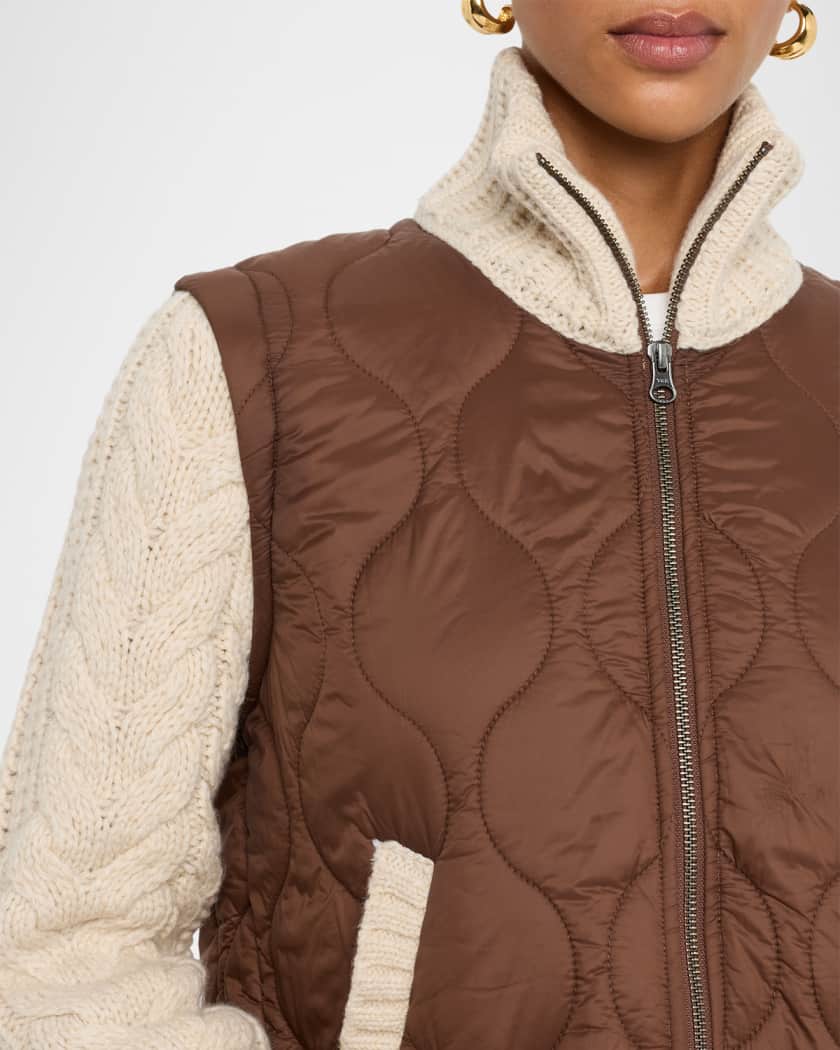 Patra Mixed-Media Jacket