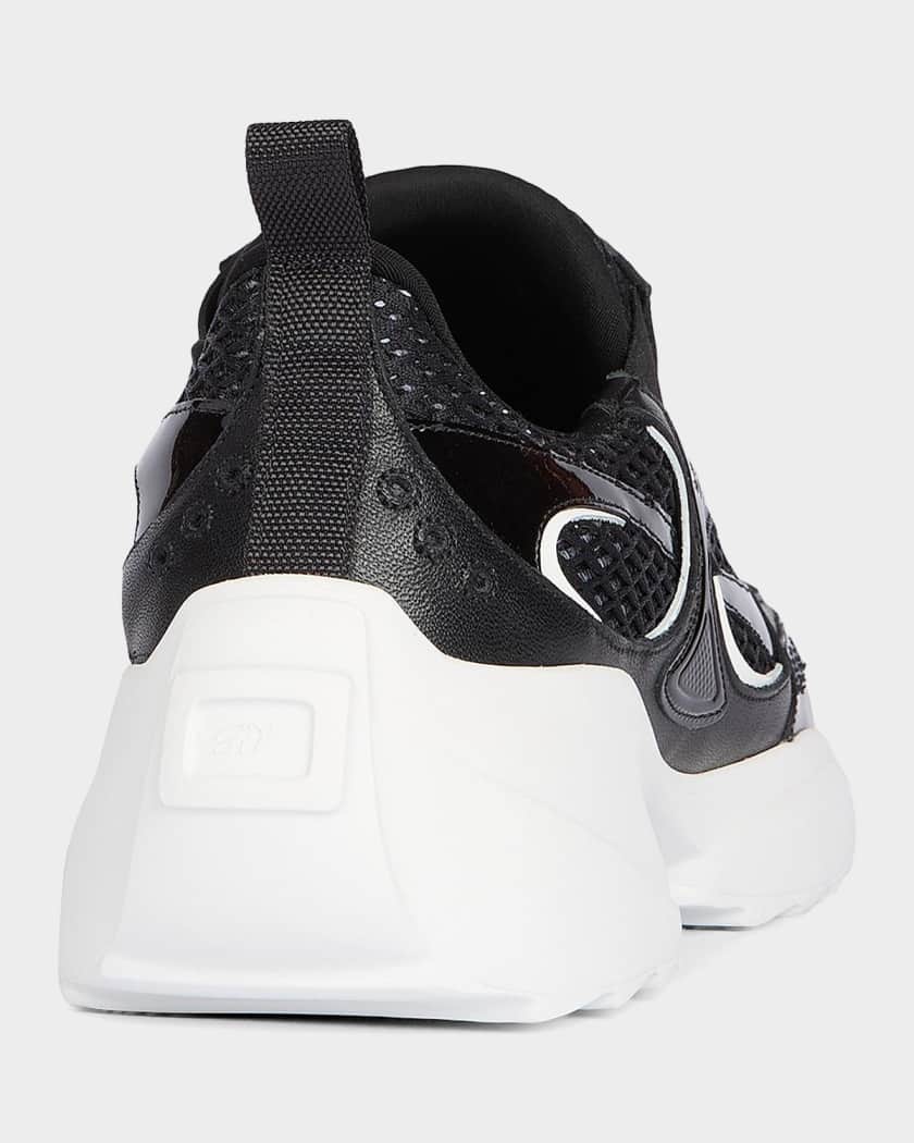 Roger Vivier Motor Run Strass Tech Neoprene Sneakers | Neiman Marcus