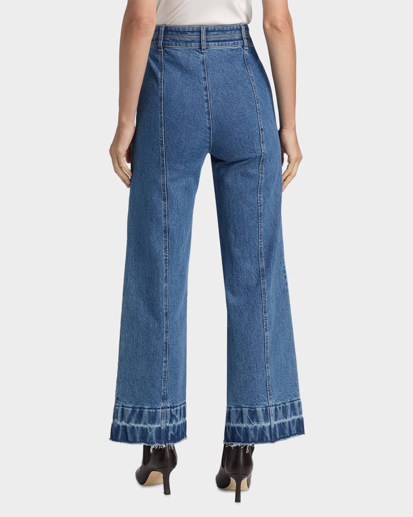 Likely Dorothea Wide-Leg Denim Pants | Neiman Marcus