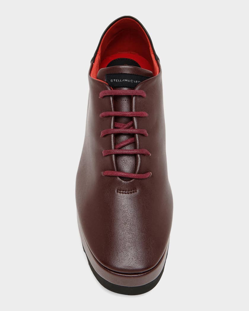 Stella McCartney Sneak-Elyse Vegan Leather Platform Sneakers