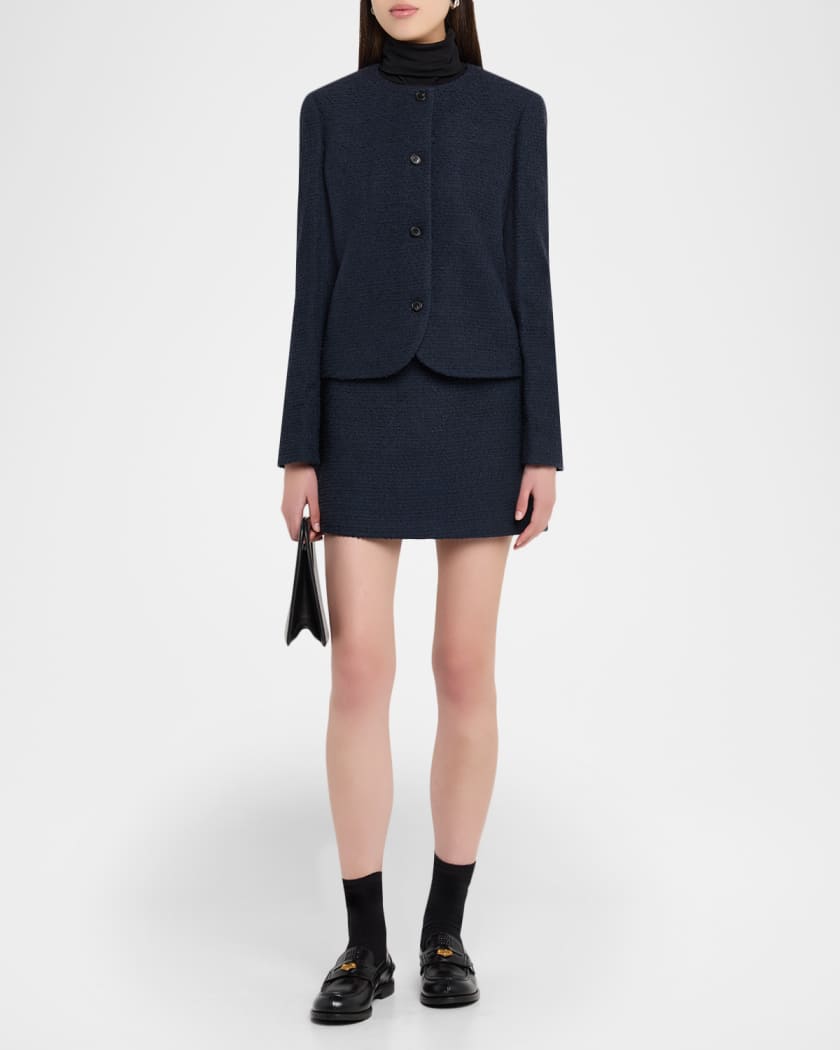 Theory Tailored Tweed Jacket | Neiman Marcus