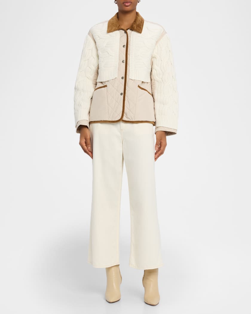 Ivy Mixed-Media Jacket