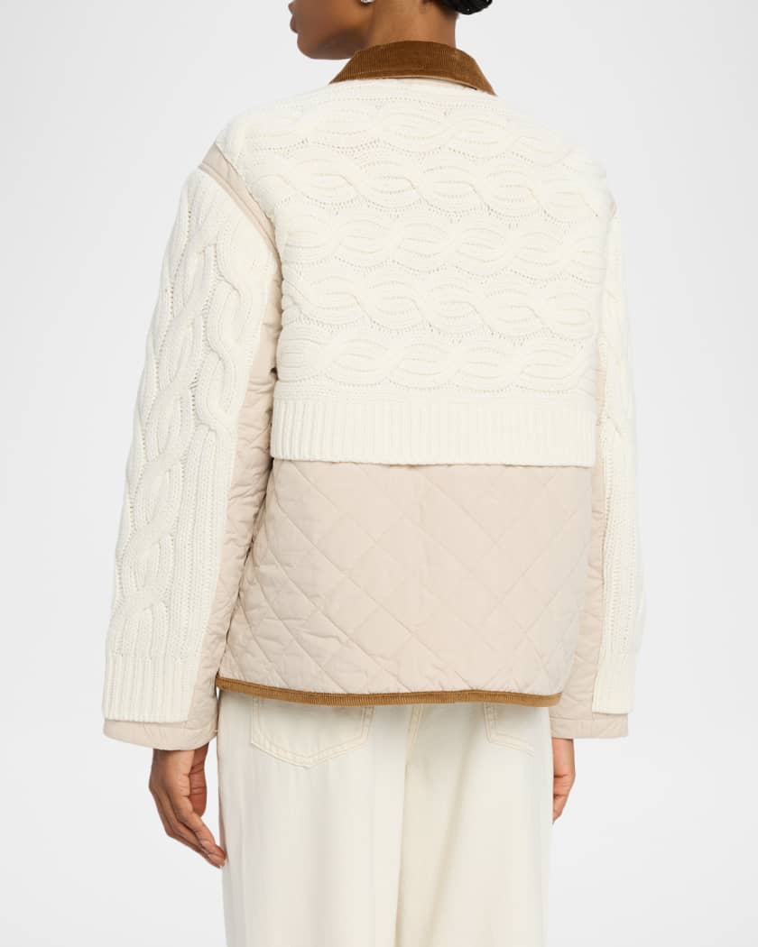 Ivy Mixed-Media Jacket