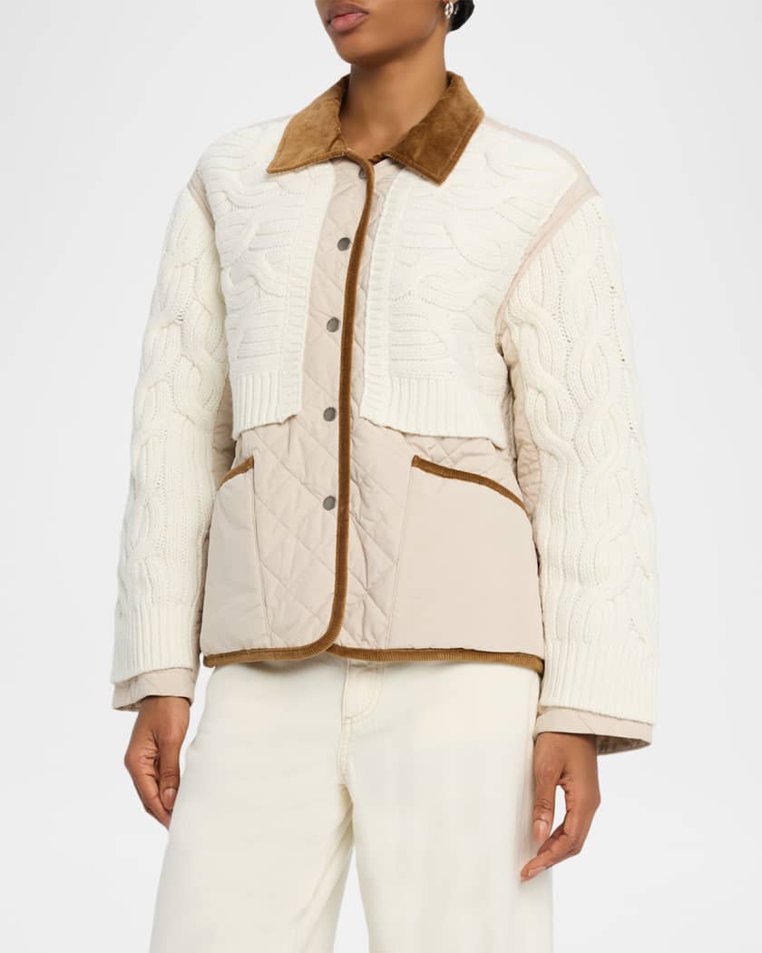 Ivy Mixed-Media Jacket