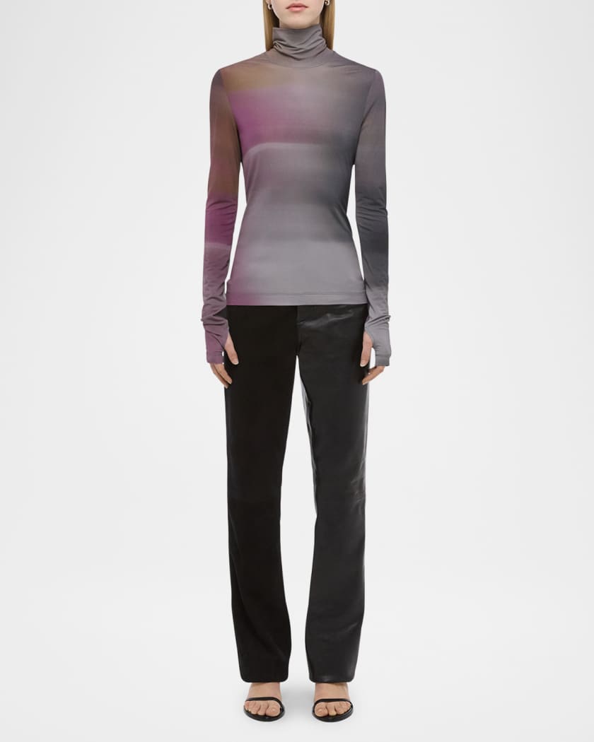 Long-Sleeve Turtleneck