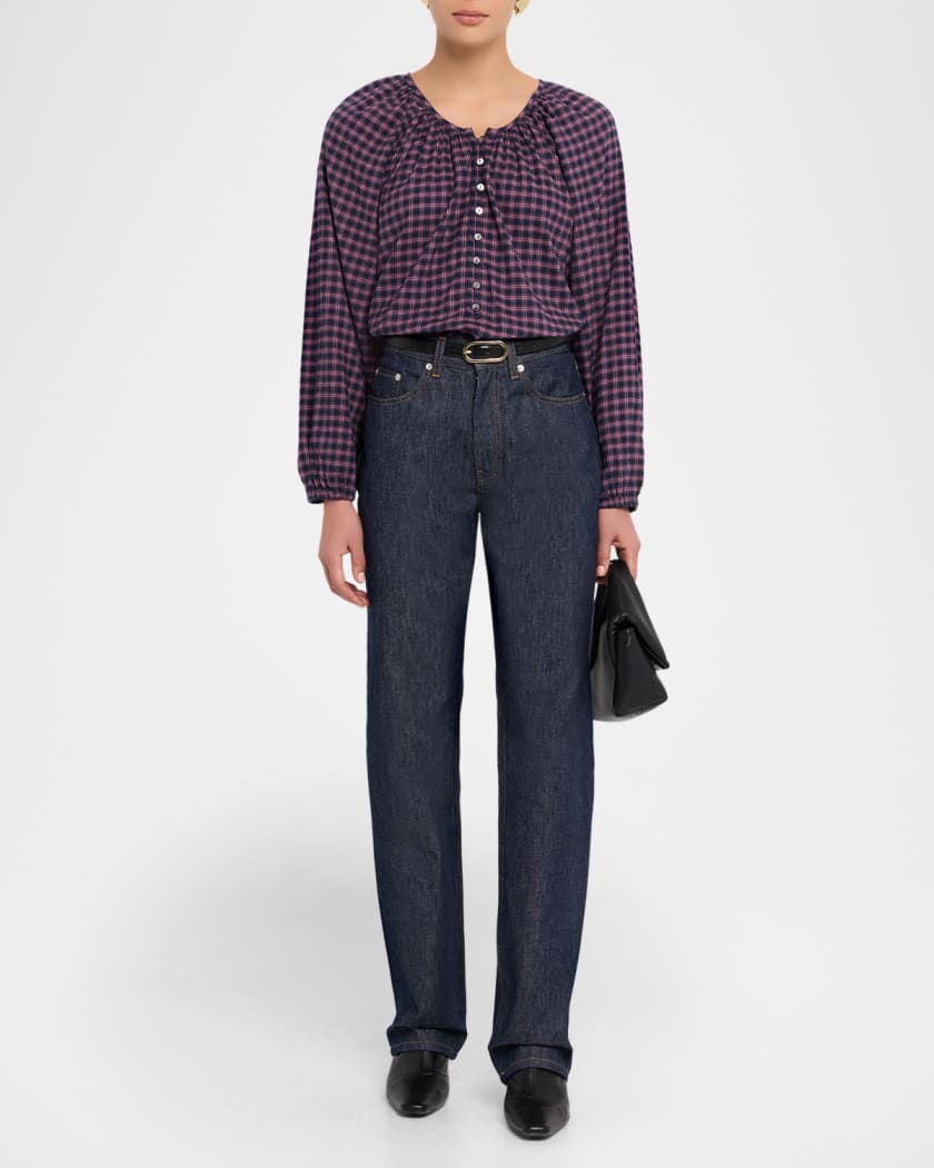 MOND / nui mond Check over blouse ヌイモンド MOND Check over blouse nui mond