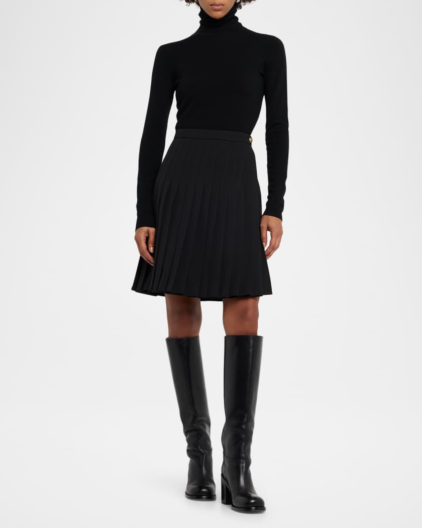 Burberry Eleonora Pleated Skirt | Neiman Marcus