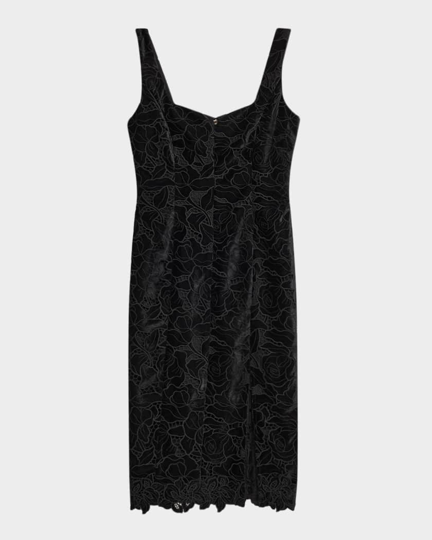 Generation Love Glinda Velvet Lace Sheath Dress | Neiman Marcus