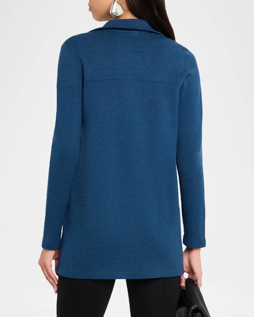 Akris punto Milano Knit Stand-Collar Cardigan | Neiman Marcus