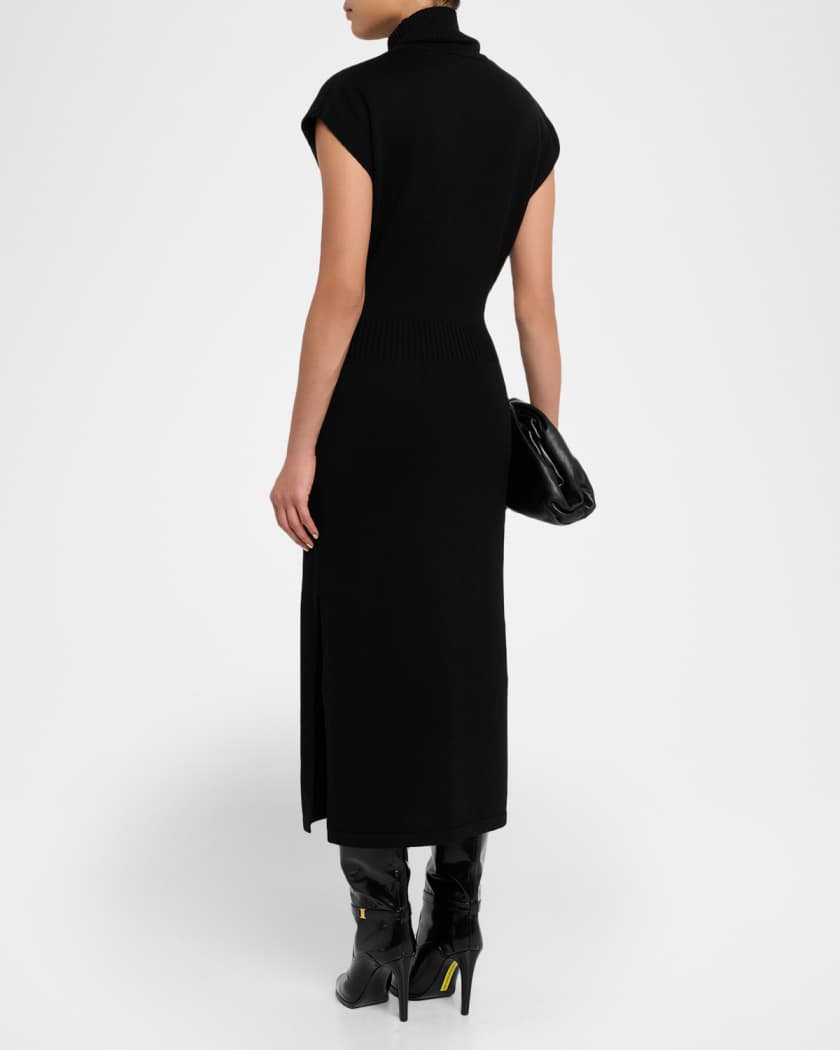 Natalie Merino Turtleneck Midi Dress