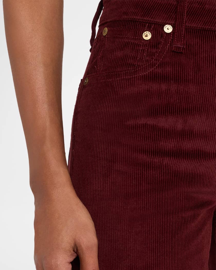 Skylar High-Rise Corduroy Trousers