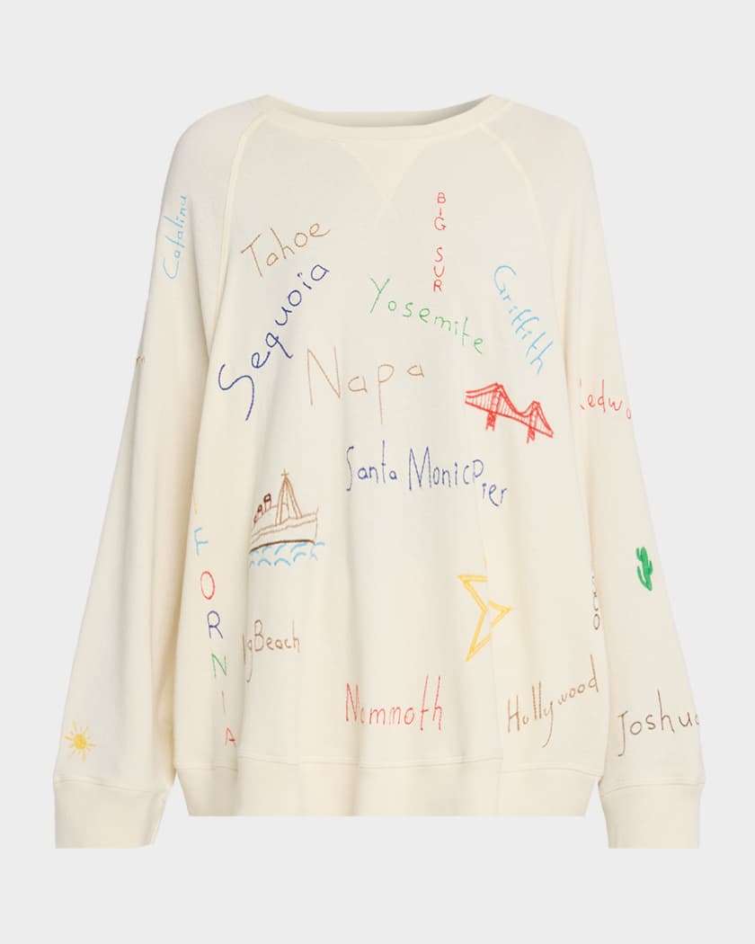 The Slouch Golden State Embroidered Sweatshirt