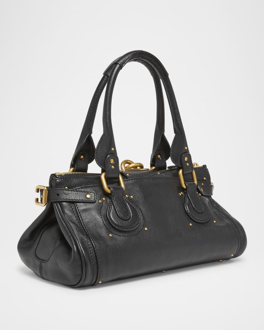 Paddington Padlock Shoulder Bag in Leather