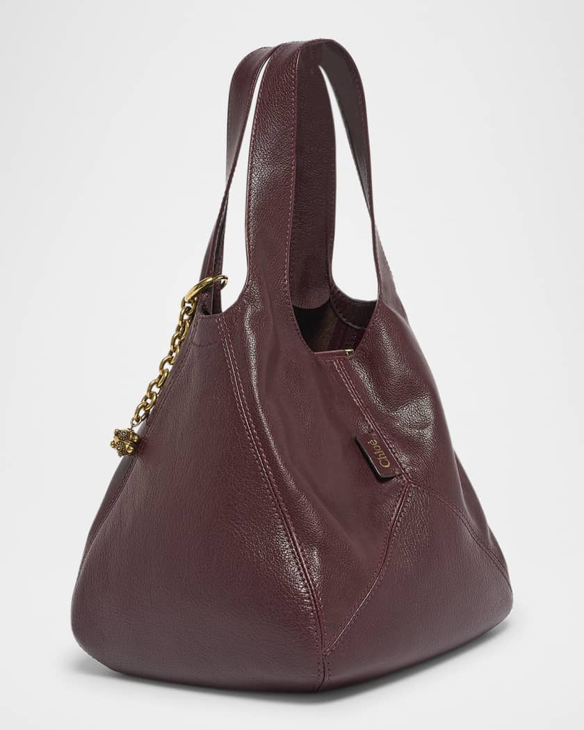 Balloon Small Top-Handle Bag in Leather