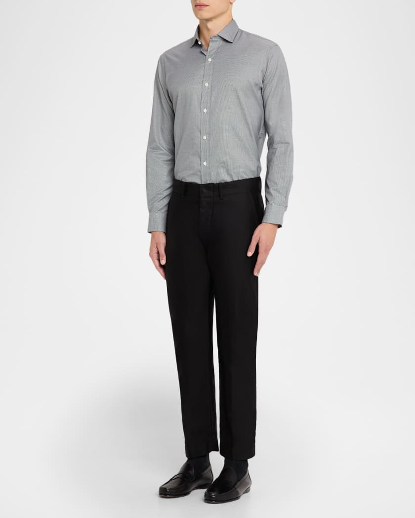 Polo Ralph Lauren Men's Classic Fit Micro-Houndstooth Twill