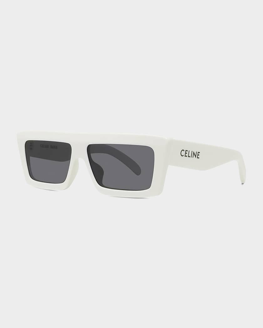 Celine 57MM Flat-Top Rectangular Sunglasses | Neiman Marcus