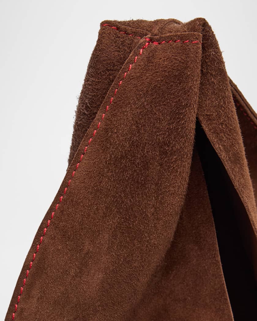 Bindle Small Shoulder Bag in Suede