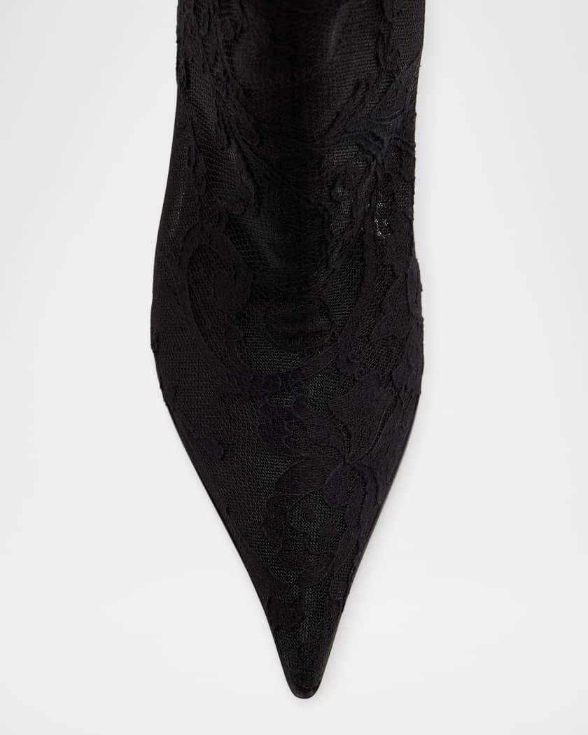 Heron Lace Ankle Boots