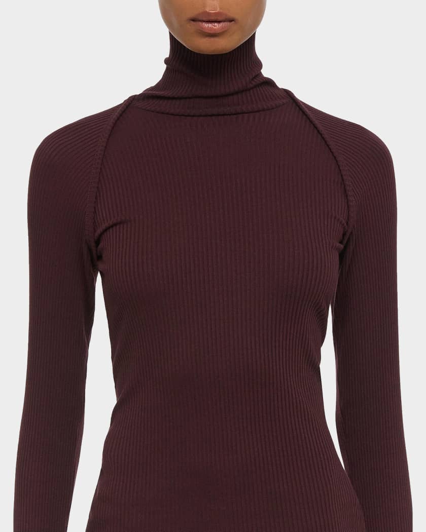 HELMUT LANG ワンショルダーニット Helmut Lang Rib Knit Shrug | HELMUTLANG.COM