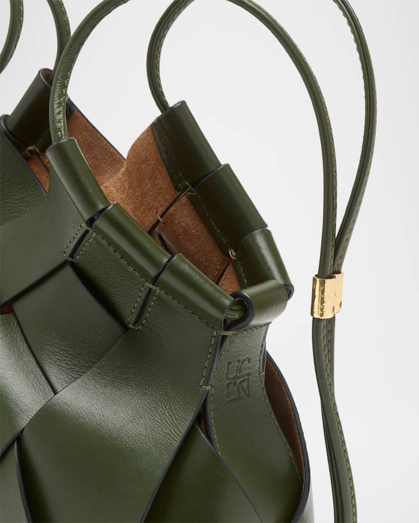 Charlotte Woven Leather Shoulder Bag