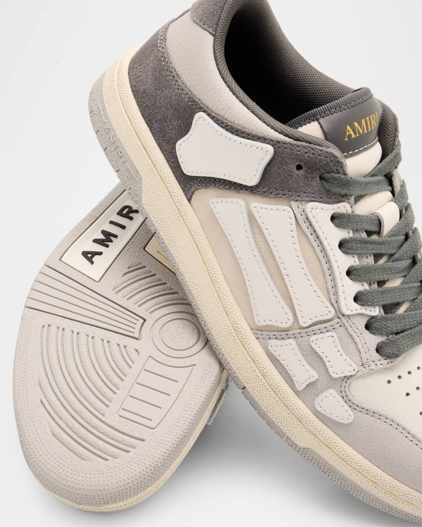 Men's Skel Top Distressed Leather Sneakers