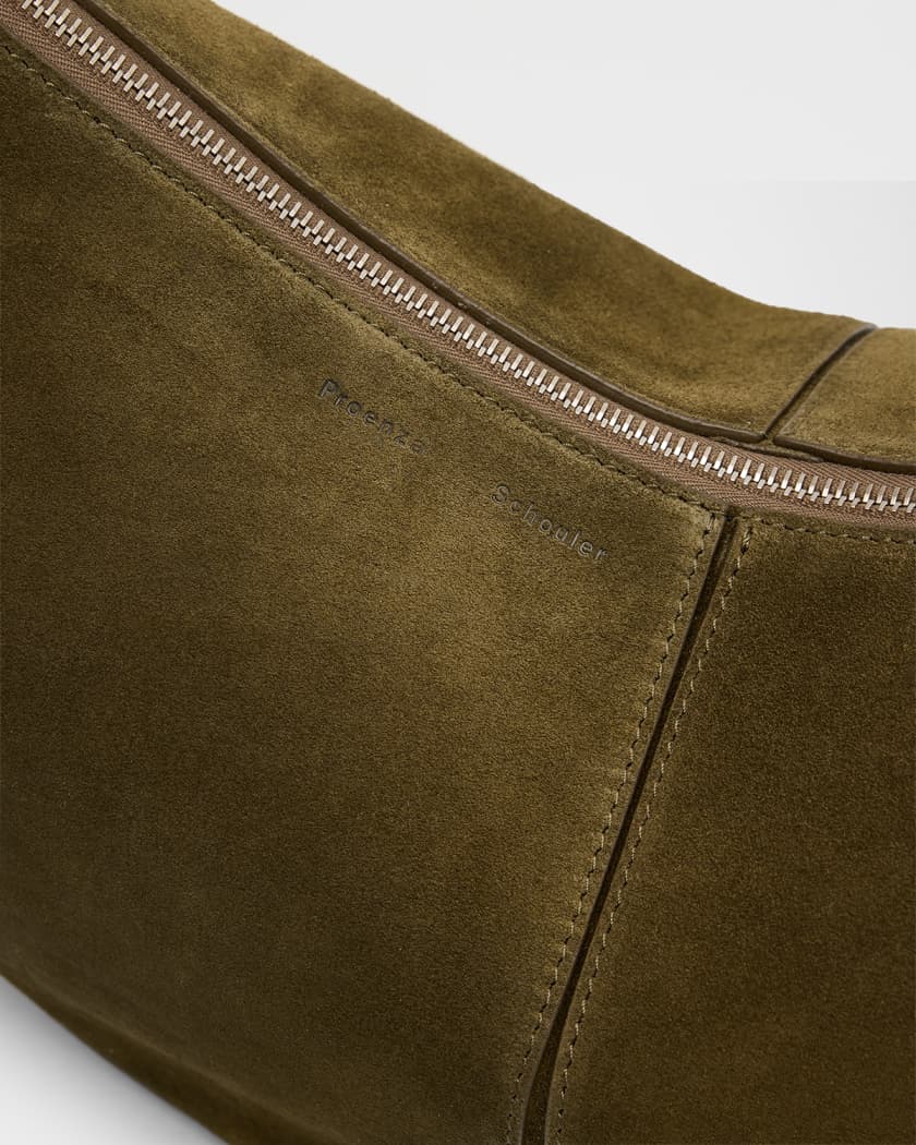 Slide Suede Hobo Bag