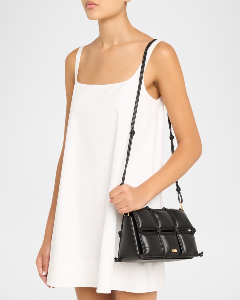 Prue Puffy Leather Crossbody Bag