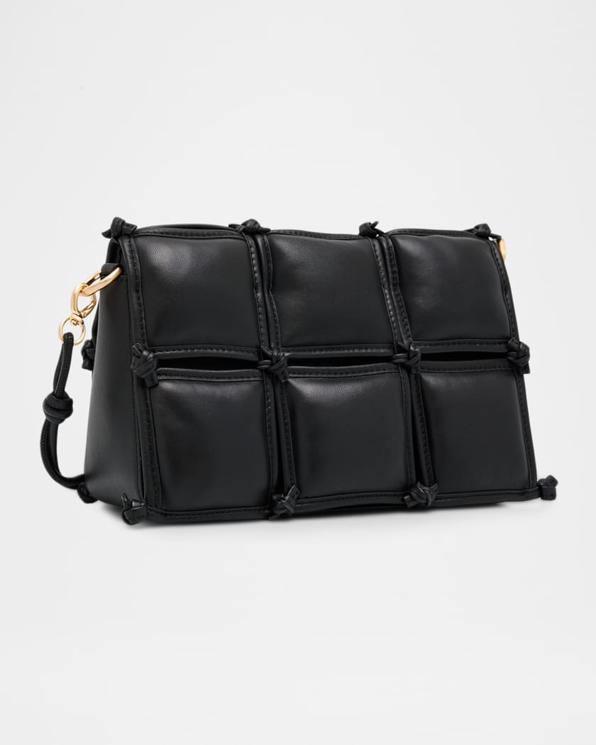 Prue Puffy Leather Crossbody Bag